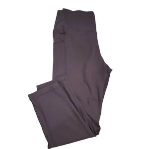 ZYIA Active Women’s Athletic Leggings in Chocolate Brown Size 8-10.